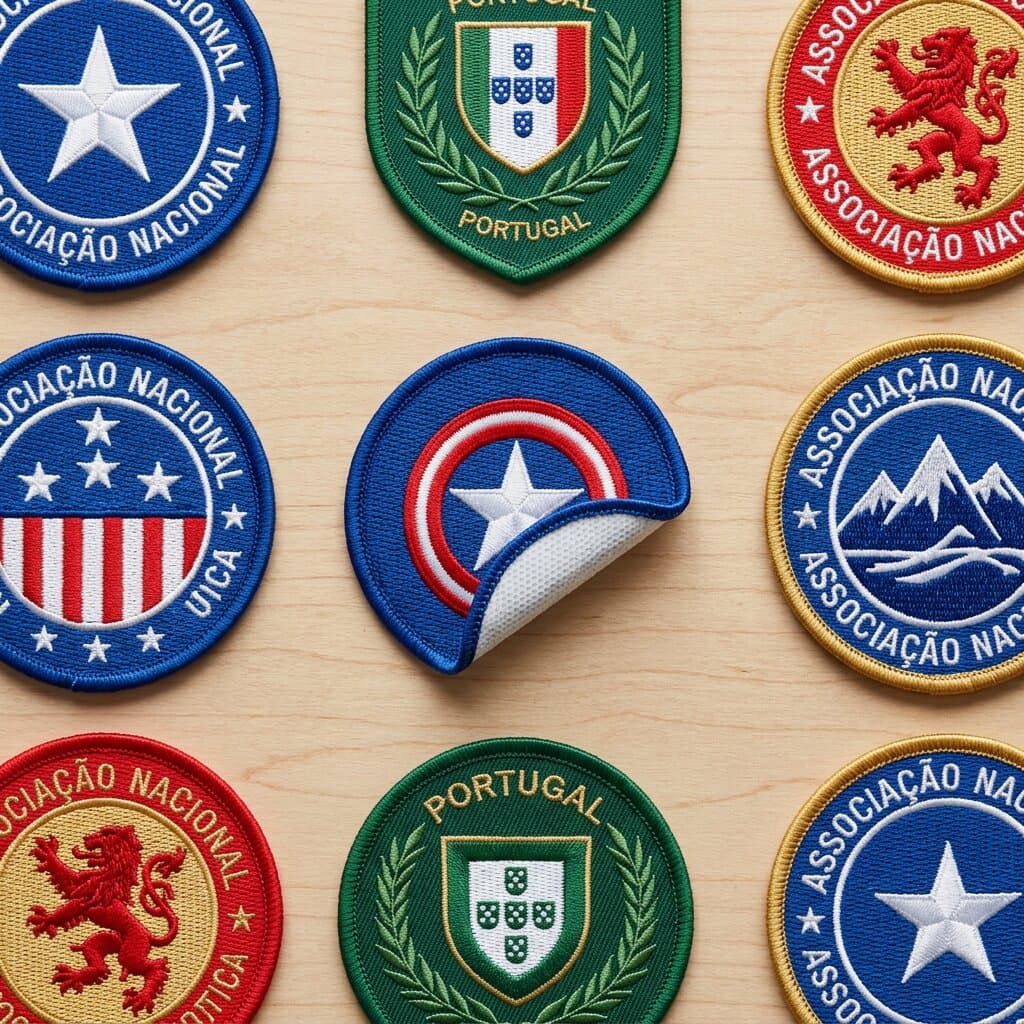 Patch associativo — acabamento termocolante